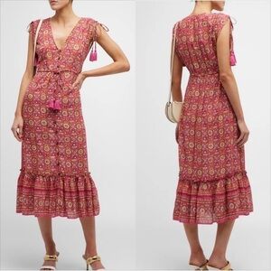 NWT Veronica Beard Arjuna Dress- Fuschia SZ M